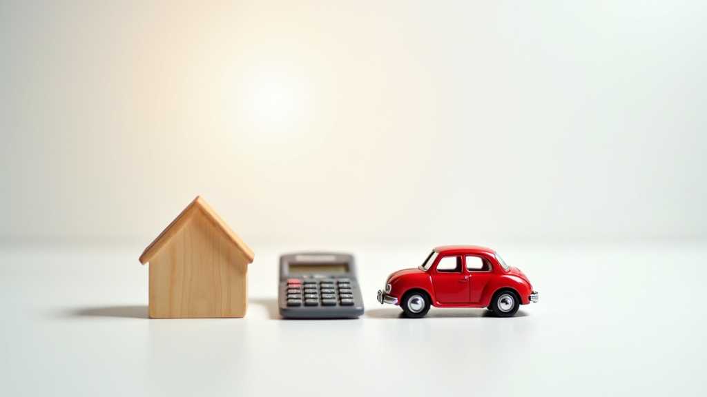 Interface moderne d'un comparateur d'assurance auto en ligne sur ordinateur portable