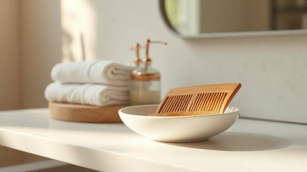 Homme coiffant ses cheveux avec une pomade naturelle