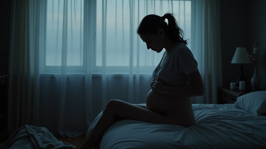 Illustration schématique montrant la différence entre une grossesse normale et une grossesse en déni