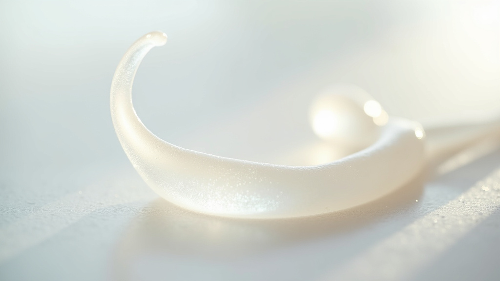 Illustration des changements de couleur et de texture de la glaire cervicale en début de grossesse