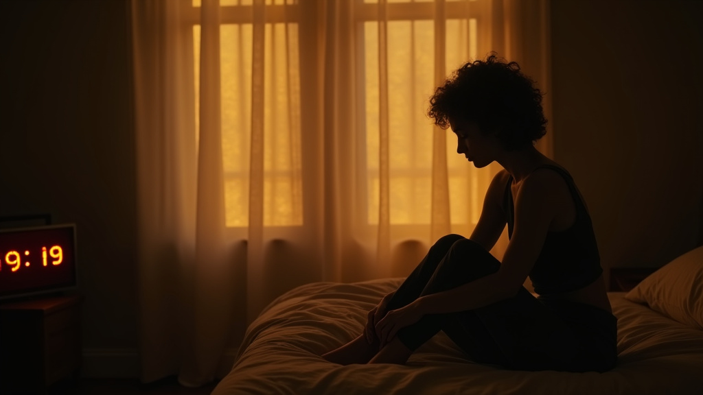 Horloge affichant 19h19 avec un fond abstrait et lumineux