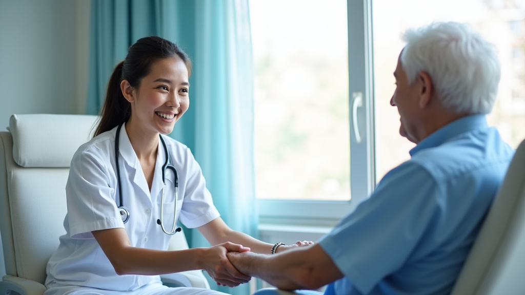 Équipe pédagogique en formation avec des étudiants aide-soignants dans un établissement médical