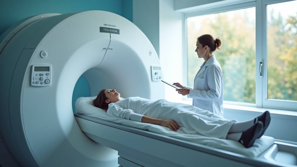 Bouchons d'oreilles et casque audio fournis aux patients pour se protéger du bruit de la machine IRM