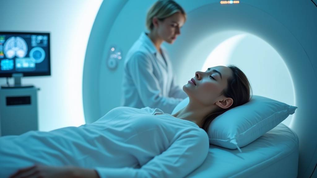 Images IRM du cerveau en coupes axiales montrant les structures anatomiques internes