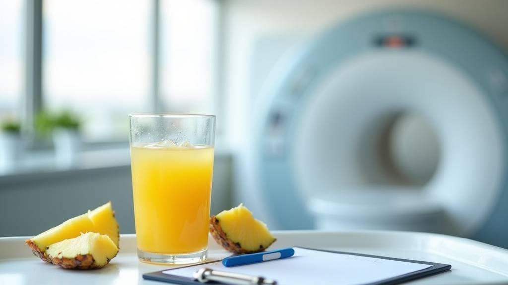 Pourquoi boire du jus d'ananas avant une IRM du pancréas ?