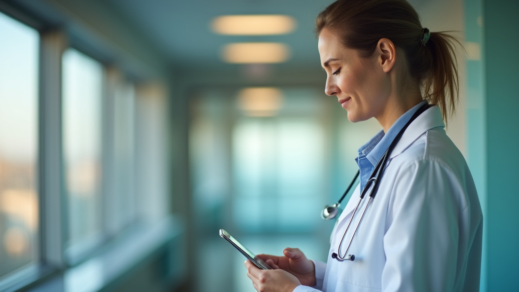 Oncologue consultant des résultats médicaux sur un écran informatique dans son bureau