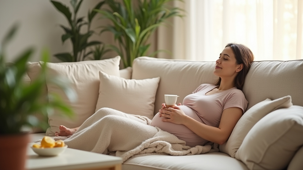 Graphique illustrant l'évolution des nausées de grossesse selon les semaines de grossesse