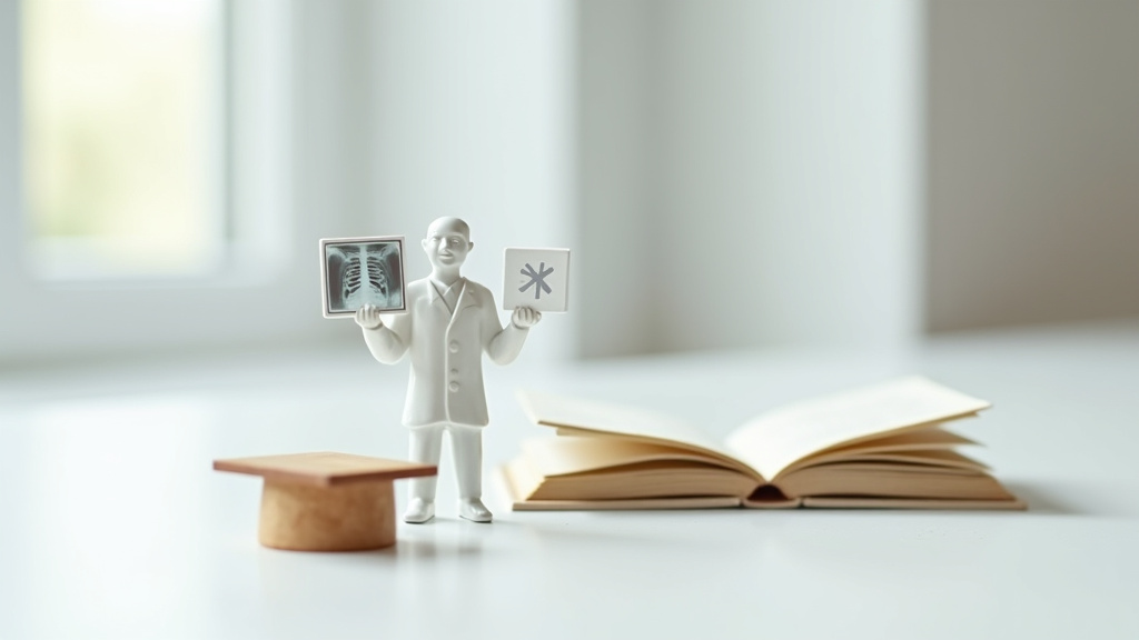 Équipe médicale en train de discuter autour d'un patient dans un service d'imagerie médicale